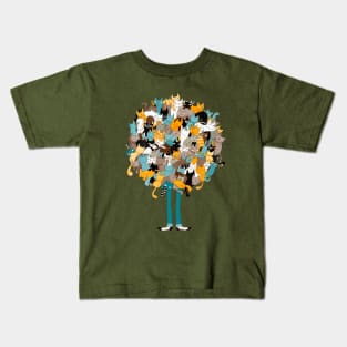 Catnip man Kids T-Shirt